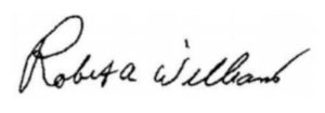 Robert Williams Signature